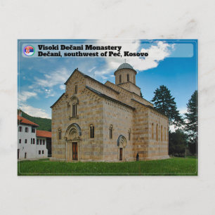 Postal MONASTERIOS SERBIOS - Monasterio de Visoki Dečani
