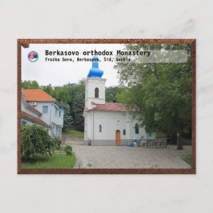 Postal MONASTERIOS SERBIOS - Monasterio ortodoxo Berkasov