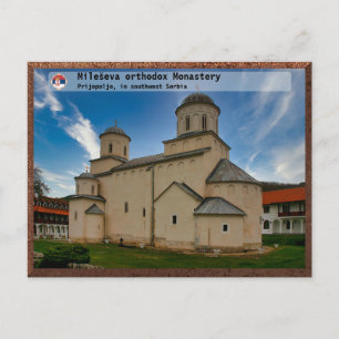 Postal MONASTERIOS SERBIOS - Monasterio ortodoxo de Mileš