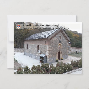Postal MONASTERIOS SERBIOS - Monasterio ortodoxo de Nimni