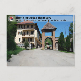 Postal MONASTERIOS SERBIOS - Monasterio ortodoxo de Nimni