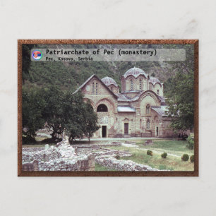 Postal MONASTERIOS SERBIOS - Patriarcado de Peć 3
