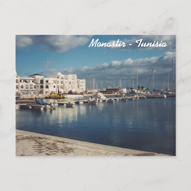 Postal Monastir - Túnez (Anverso)