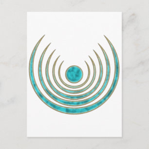 Postal Mond Zauber "Luna Azul", Luna Amulett