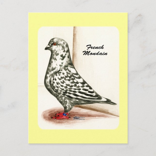 Postal Mondain francés 1973 (Anverso)