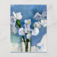 Mondrian - Irises blancos