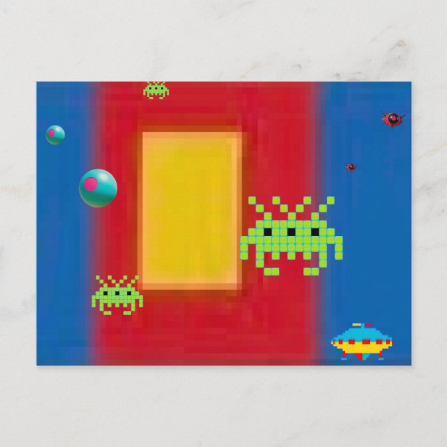 Postal Mondrianos II (Anverso)