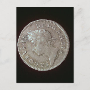 Postal Moneda de James II