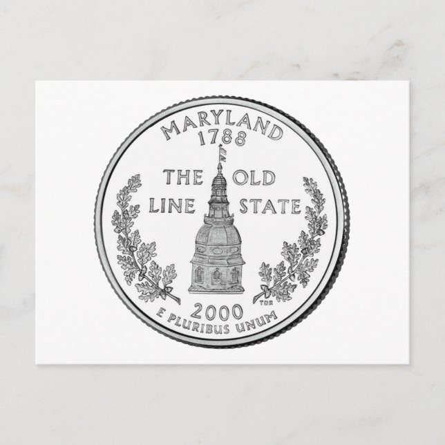 Postal Moneda de Maryland (Anverso)