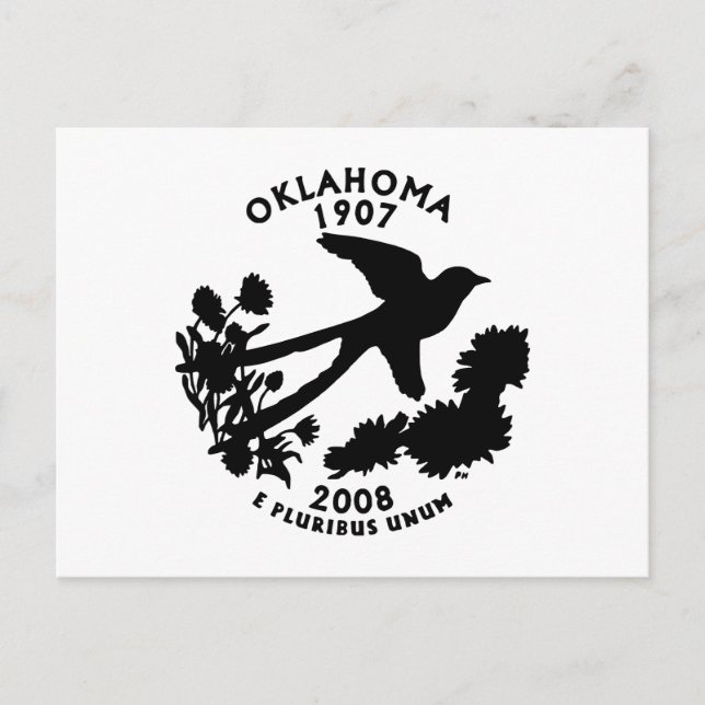 Postal Moneda de Oklahoma (Anverso)