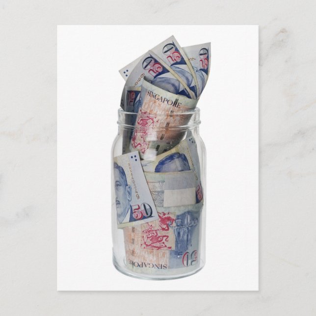 Postal Moneda de Singapur (Anverso)