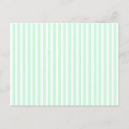 Postal Moneda de verano pintura verde pálida y franja bla