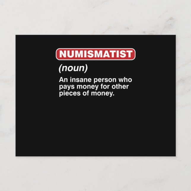 Postal Monedas Coleccionistas de Monedas Negociantes Divi (Anverso)