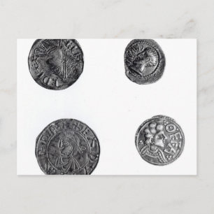 Postal Monedas de Cunobelino o Címbino