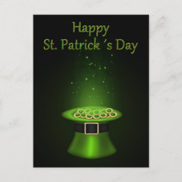 Postal Monedas de Gorras del Día de San Patricio