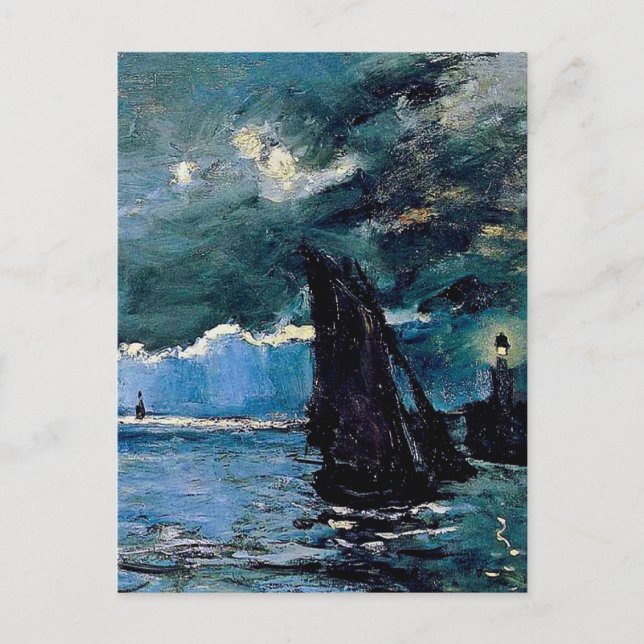 Postal Monet A Seascape Shipping (Anverso)