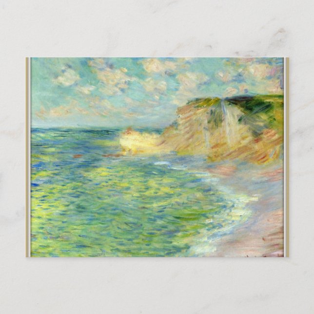Postal Monet - Acantilados en Amonet (Anverso)
