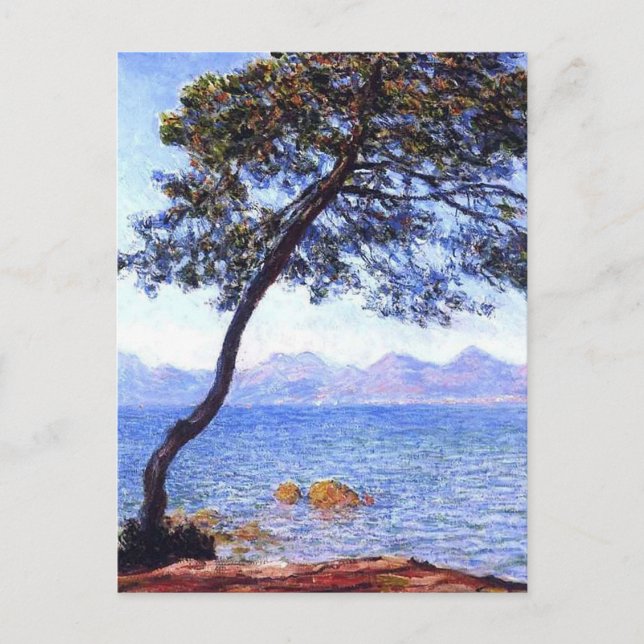 Postal Monet Antibes (Anverso)
