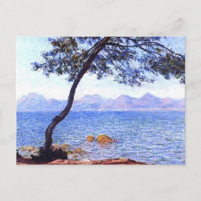 Postal Monet Antibes (Anverso)