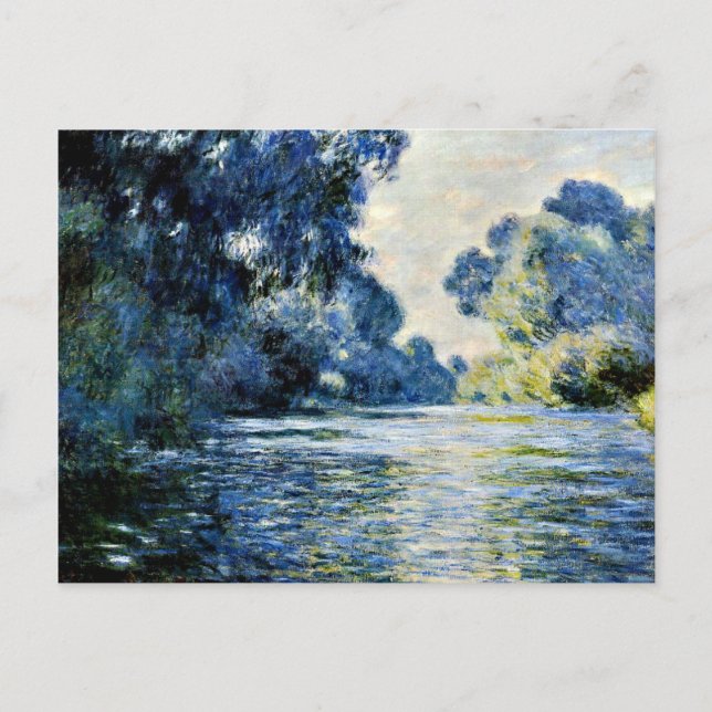 Postal Monet - Brazo del Sena en Giverny (Anverso)