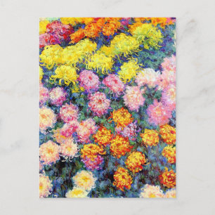 Postal Monet, Cama de crisantemos,