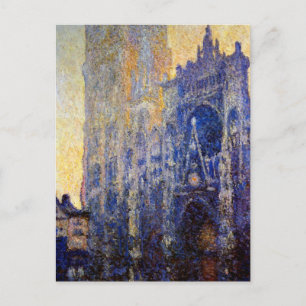 Postal Monet - Catedral de Rouen, Efecto de la Mañana