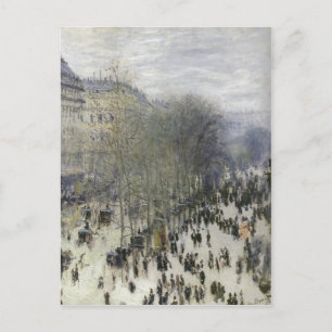 Postal Monet, Claude Boulevard des Capucines 1873 Techniq