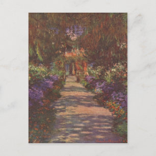 Postal Monet, Claude Gartenweg 1902 Technique ?l auf Lein