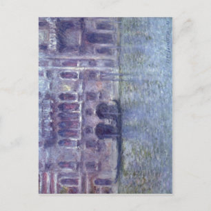 Postal Monet, Claude Palazzo da Mula, Venedig 1908 Techni