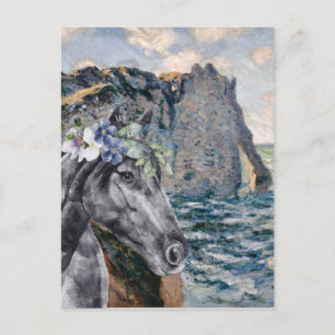 Postal Monet Cliff de la compilación de Aval y Caballo Ne