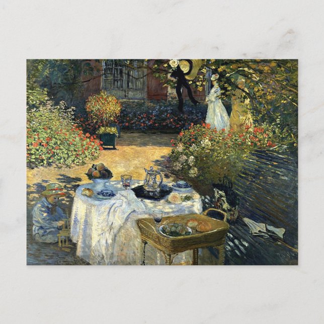 Postal Monet - El almuerzo (Anverso)