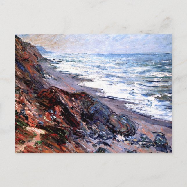 Postal Monet - El mar de Pourville (Anverso)