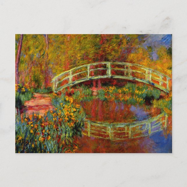 Postal Monet - El puente japonés (Anverso)