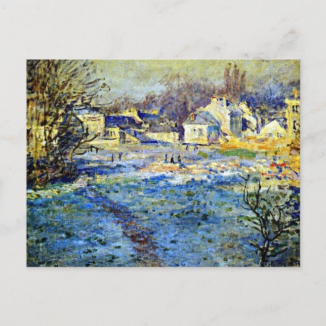 Postal Monet - Escarcha Blanca, (Anverso)