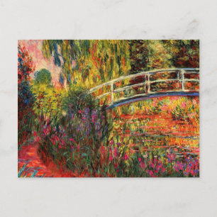 Postal Monet - estanque de lirio de agua, irlandeses de a