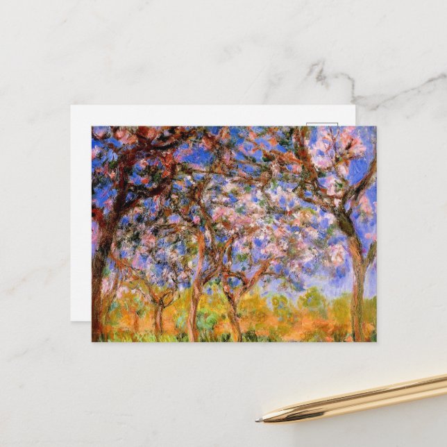 Postal Monet - Giverny en primavera (Anverso/Reverso In Situ)