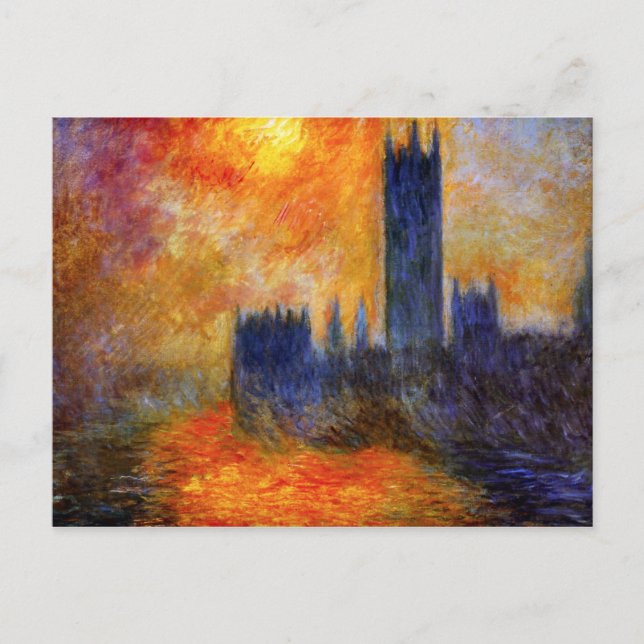 Postal Monet House y Sunset (Anverso)