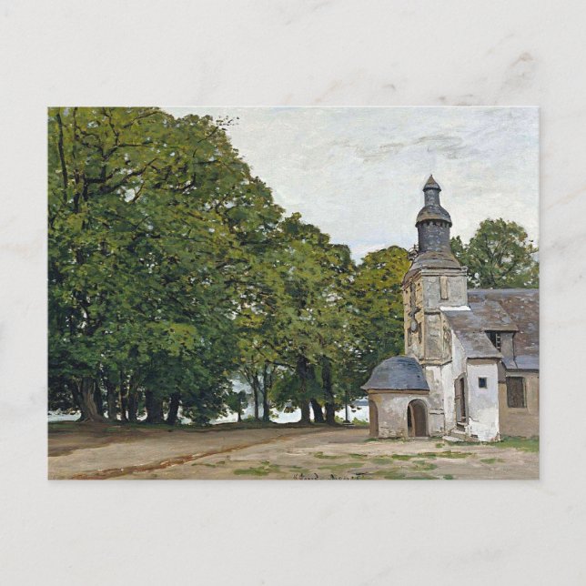 Postal Monet - La Capilla Notre Dame de Grace (Anverso)