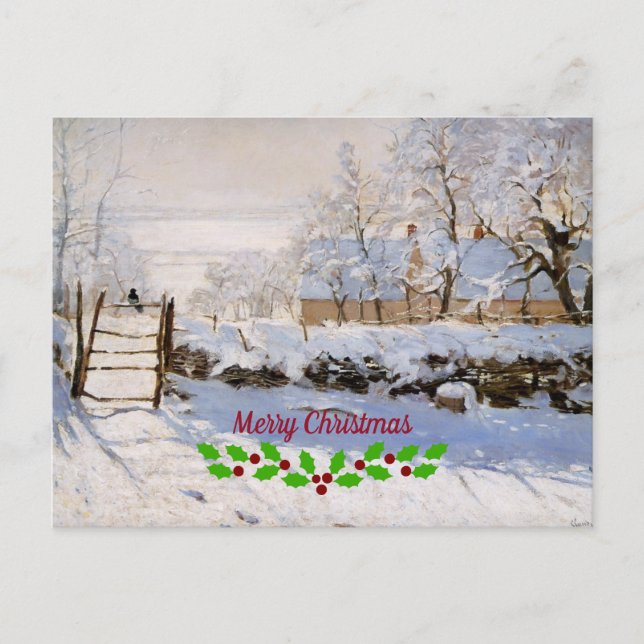 Postal Monet - La urraca (Anverso)