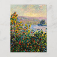 Monet - Lámparas de flores en Vetheuil