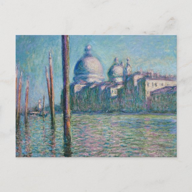 Postal Monet - Le Grand Canal (Anverso)