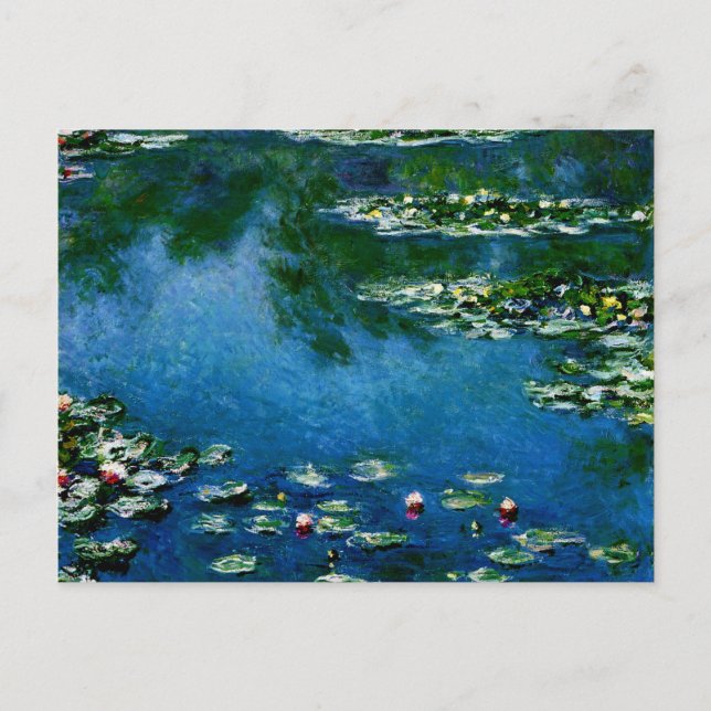 Postal Monet - Lilies de agua, 1906 (Anverso)