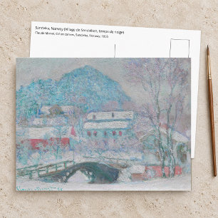 Postal Monet - Noruega, pueblo de Sandviken en la nieve