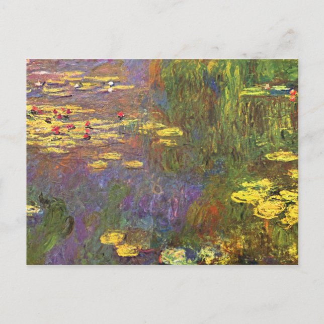 Postal Monet Nympheas Water Plants (Anverso)