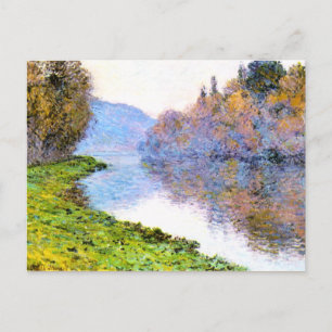 Postal Monet - Orillas del Sena en Jenfosse