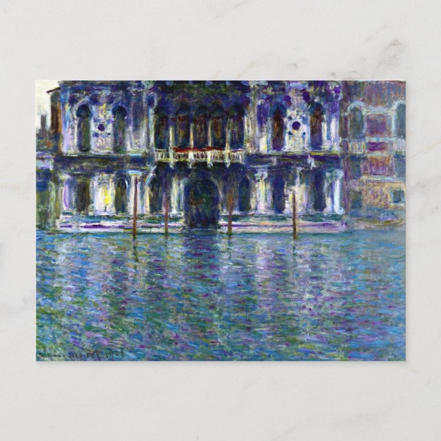 Postal Monet - Palacio Contarini, 1908 (Anverso)