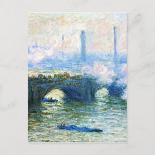 Postal Monet - Puente de Waterloo, Londres 