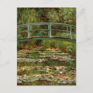 Postal Monet Puente Japonés Francés Giverney