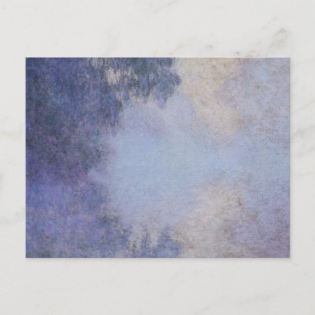 Postal Monet - Rama del Sena cerca de Giverny (Anverso)