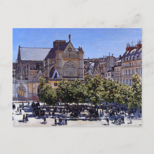 Postal Monet - Saint Germain l'Lauxerrois (Anverso)